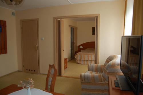 Hotel Wodnikにあるベッド
