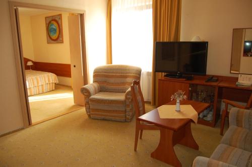 Hotel Wodnikにあるテレビまたはエンターテインメントセンター