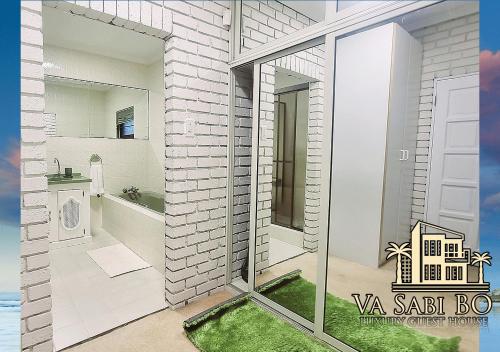 a rendering of a bathroom in a house at Va sabi bo, luxury family living in Hartbeespoort Dam in Hartbeespoort