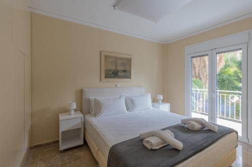 Posteľ alebo postele v izbe v ubytovaní Seaside Bliss Flat