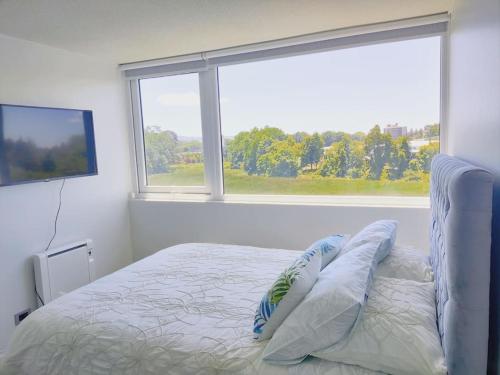 Postel nebo postele na pokoji v ubytování Departamento estudio511 IslaTeja