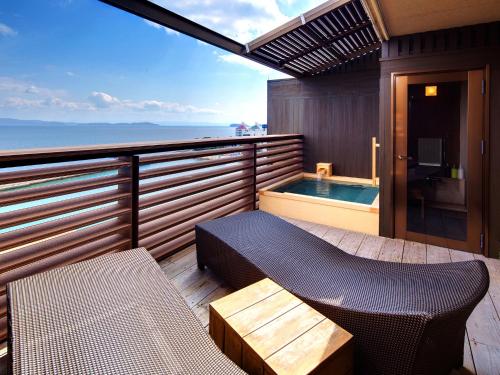 Landskap semula jadi dekat dengan ryokan