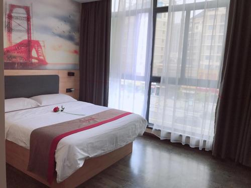 Gallery image of Thank Inn Chain Hotel henan zhengzhou xinzheng city north china road xuanyuan lake in Zhengzhou