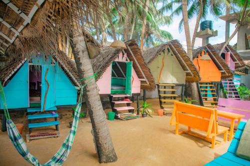 Κήπος έξω από το Oynise Beach Cabin