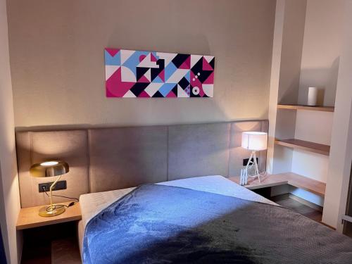 Postel nebo postele na pokoji v ubytování Dohany utca 1b ,Luxury apartment in Center