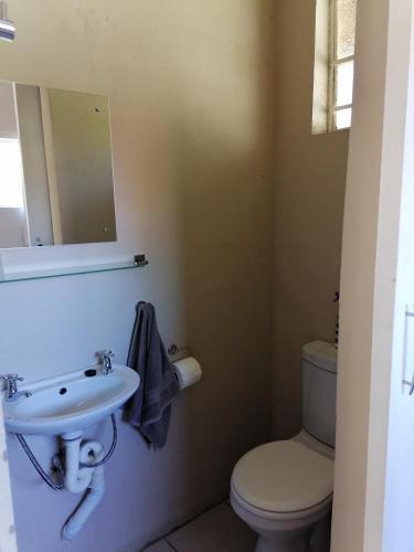 Bilik mandi di Amani Guest house Clarens