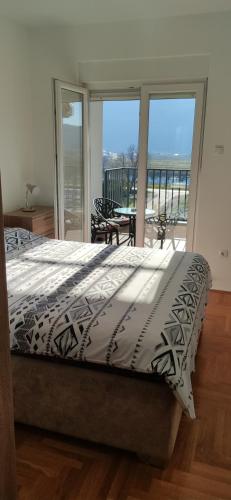 Postel nebo postele na pokoji v ubytování Apartman Mateja