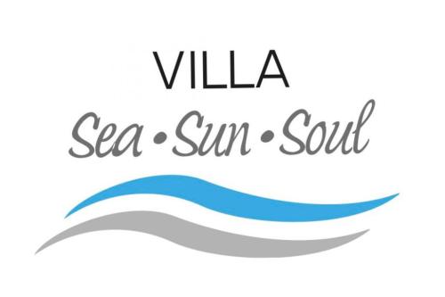 a logo for a sea sun soup restaurant at villa in Agios Nikolaos Anavyssos in Áyios Yeóryios