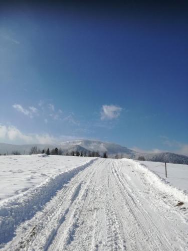 Το Siedlisko na Jastrząbce τον χειμώνα