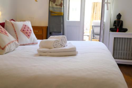 Posteľ alebo postele v izbe v ubytovaní La Terrasse Vaugelas - 2 bedroom apartment with terrace