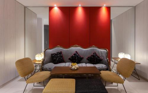 Zona de estar de Hotel Carlton