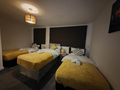Cama ou camas em um quarto em Property Malak Homz - Eaglescliffe
