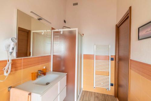 Koupelna v ubytování B&B Alla Roggetta