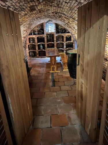 a view of a hallway in a wine cellar at Vinný sklípek U Františka in Dolní Bojanovice