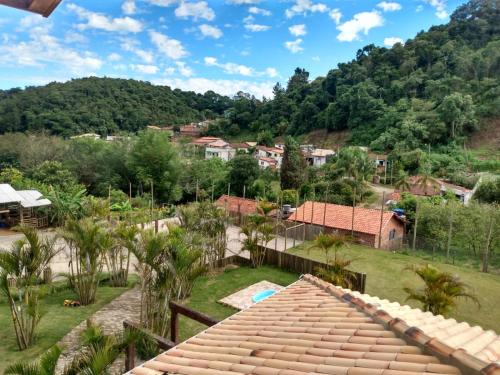 a view from the roof of a house at Pousada Vale do Parque in Cunha