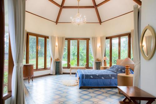 Χώρος καθιστικού στο Gardenia Park Villa Melur