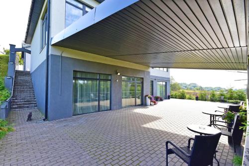 Balkón nebo terasa v ubytování MS Resort
