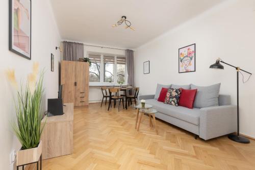 Posedenie v ubytovaní Białe Aleje Mokotów Apartment Metro by Noclegi Renters