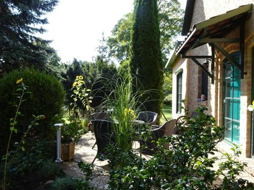 Jardín al aire libre en Ferienanlage Waschbär Country
