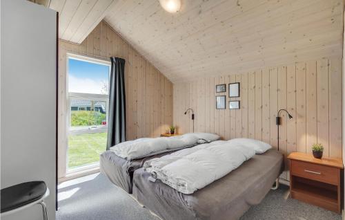 Posteľ alebo postele v izbe v ubytovaní Gorgeous Home In Ringkbing With Wifi