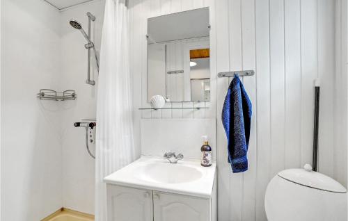 Koupelna v ubytování Nice Apartment In Vestervig With Kitchen