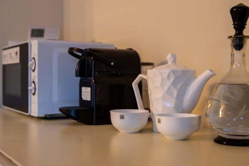 Facilități de preparat ceai și cafea la Oldtownvilla studio central