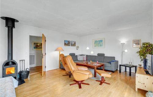 Posezení v ubytování Holiday Home Strandvejen Harboøre X
