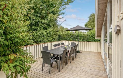 Balkón nebo terasa v ubytování Holiday Home Lærkemose Sydals X