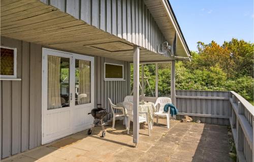Balkón nebo terasa v ubytování Holiday Home Sølvmågevej Hurup Thy Ii