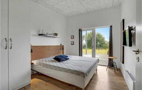 Lova arba lovos apgyvendinimo įstaigoje Stunning Home In Haderslev With 4 Bedrooms, Sauna And Wifi
