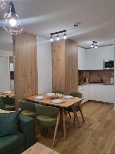 Køkken eller tekøkken på Apartman GREEN Jahorina Snježna dolina