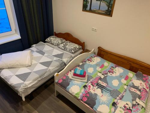 Postel nebo postele na pokoji v ubytování Delta 10- two big beds