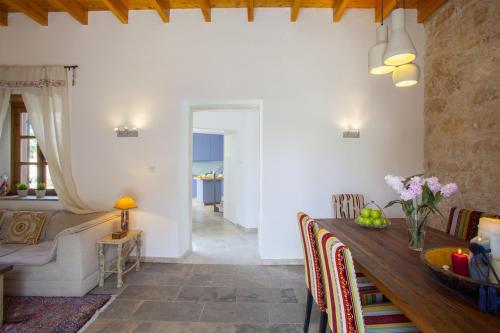 Et opholdsområde på Mesogi Cottage