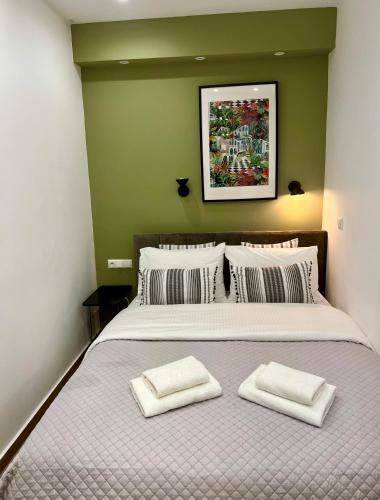 Posteľ alebo postele v izbe v ubytovaní Smart modern apartment B