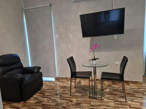 Terraza Apart Hotelにあるテレビまたはエンターテインメントセンター