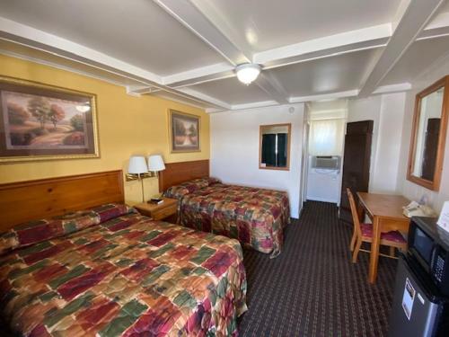 Postel nebo postele na pokoji v ubytování RANGER MOTEL