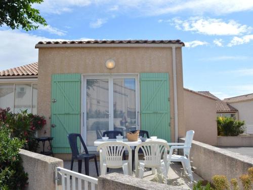 Maison 2P avec mezzanine, piscine et parking, à 800m de la plage - Saint-Pierre-la-Mer - FR-1-229D-352