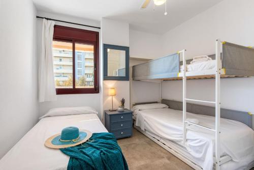 Posteľ alebo postele v izbe v ubytovaní Apartment Topacio 1 - Plusholidays