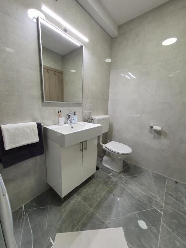 Ein Badezimmer in der Unterkunft Apartment Pallaton