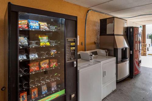 a vending machine with food and snacks in a room at Quality Inn Duncan Spartanburg West in Duncan