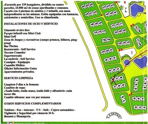 a plan for the proposed site of the proposed park at Très BEAU BUNGALOW,JARDIN TROPICAL, RENOVATION ETE 2020 in Playa del Ingles