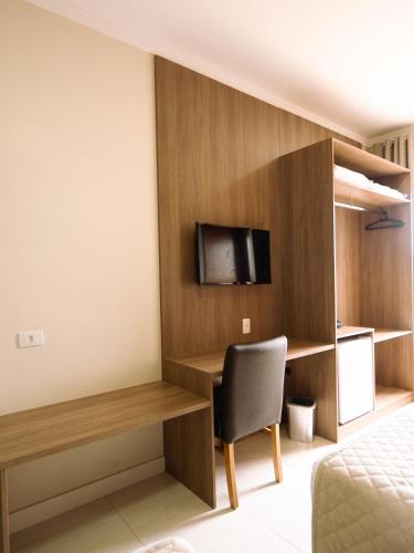 TV a/nebo společenská místnost v ubytování Hotel Alji Salto