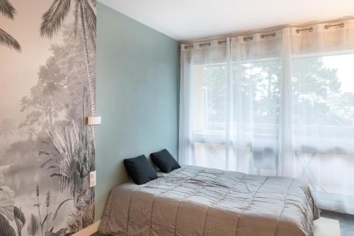 Postel nebo postele na pokoji v ubytování Kersalé