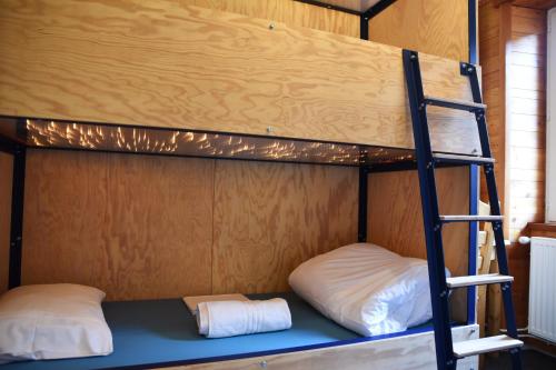 Postel nebo postele na pokoji v ubytování Hostel Quartier Libre