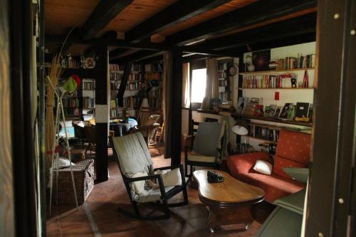 Posezení v ubytování Ferienwohnung Kunz