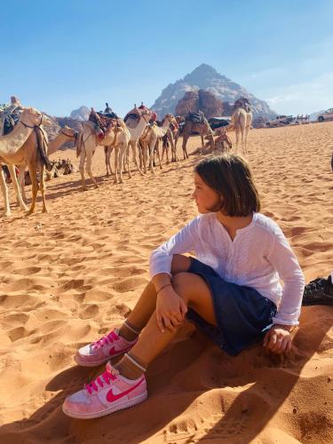 Wadi rum desert sky