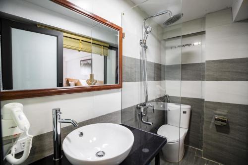 Phòng tắm tại Beautiful Sapa Hotel