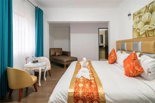 Voodi või voodid majutusasutuse Manantial Hostal No.004 toas