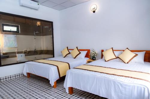 Katil atau katil-katil dalam bilik di Tam Coc Hao Hao Homestay
