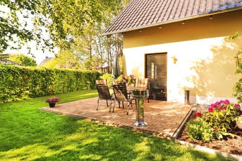 En have udenfor Ferienhaus Wolfgram